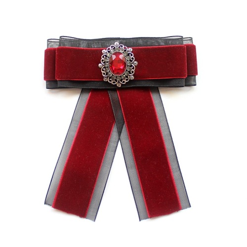 领花女毛衣开衫衬衫蝴蝶结学生JK校服空姐银行酒店职业装领结配饰