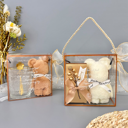little bear towel gift box gift bridesmaid kindergarten customized birthday gift opening activity hundred days full moon in return