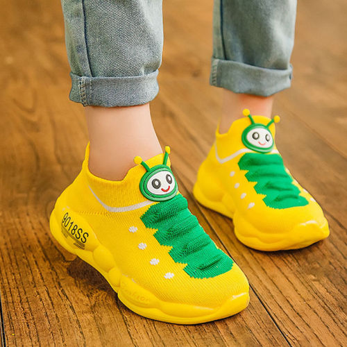 boy shoes caterpillar children‘s mesh breathable sneakers soft bottom baby sock shoes small children‘s net shoes girls‘ shoes