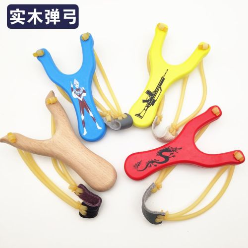 traditional wooden slingshot outdoor competitive solid wood slingshot classic adult and children toy wooden fork primary entry slingshot