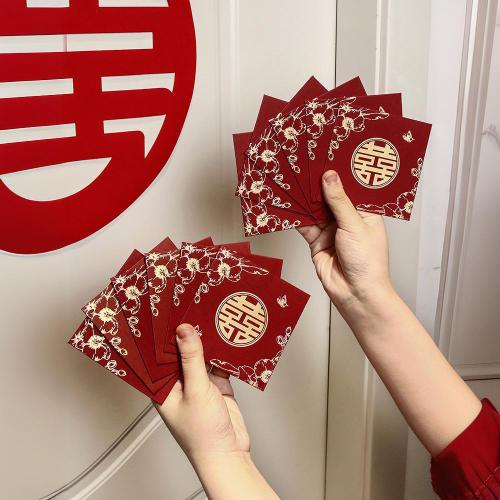 hard door blocking wedding red packet li wei seal wedding door plug 2024 new red pocket for lucky money wholesale
