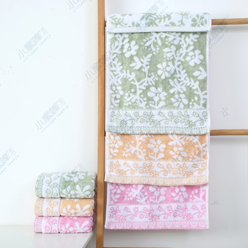 Classic Gift Towel Bamboo Fiber Cotton Towel Jacquard Towel Goods Little Bee Towel No： 503