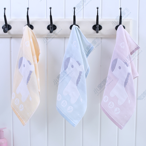 New Bamboo Fiber Fabric Children Towel Children Face Towel Little Bee Towel Item No.： 213