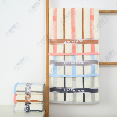 Untwisted Bamboo Fiber Towel Jacquard Towel Bee Towel Item No.： 505