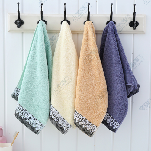 bee towel pure cotton plain towel unit gift towel item no： 509