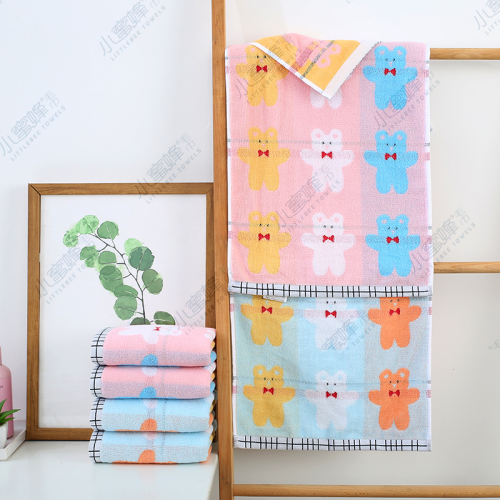 32-Strand Cotton Colorful Multi-Color Jacquard round Towel Bee Towel Item No.： 707