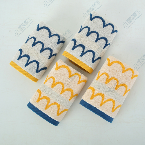 One-Piece Delivery 32 Strand Face Towel Pure Cotton Letter Jacquard Towel Bee Towel Item No： 610