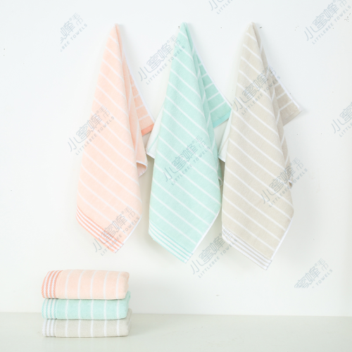 small bee towel strand plain adult face washing towel bee towel item no： 516