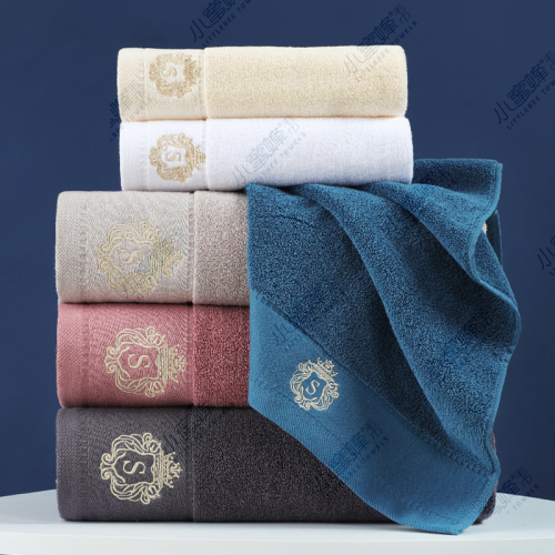 Ribbon Plain Embroidered Cotton Bath Towel Adult Bathing Bath Towel Super Soft Little Bee Bath Towel Item No.： 015