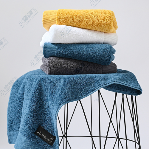 ribbon plain pure cotton bath towel adult bathing bath towel super soft little bee bath towel item no.： 016