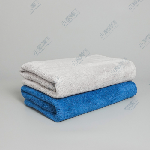 one piece dropshipping warp knitted coral fleece edge covered bath towel plain color super absorbent item no.： 012