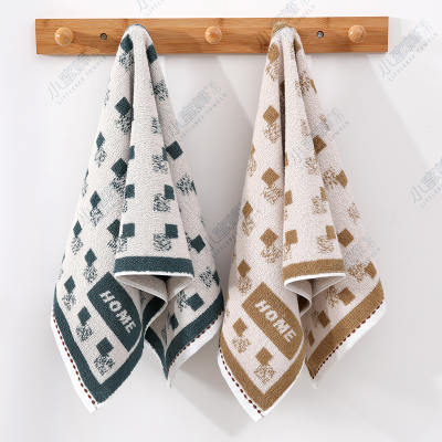 One Piece Dropshipping 32-Strand Face Towel Pure Cotton Letter Jacquard Towel Bee Towel Item No.: 711