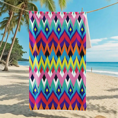 上新亚马逊海豚沙滩毛巾跨境超细纤维沙滩巾定制冲浪游泳吸水浴巾