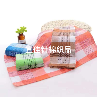 Multicolored grid kitchen napkin, dish towel, tea towel, rag, waffle tea towel, daily necessities. Export best-selling models