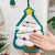 Christmas series hand towel, towel hanging, cartoon kitchen napkin, coral fleece series household goods, daily necessities. Export best-selling
