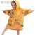 Kid Baby Cold-Proof Clothes Cloak Shu Cotton Velvet Thickened Pajamas Wearable TV Blanket Fruit Pattern 2023 New