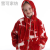 Cross-Border New Arrival Autumn and Winter Children Oversize Loose Sweater Printed Hooded Imitation Rabbit Fur Pajamas Home Wear Outdoor