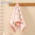 Fabric Two-Color Floral Towel Coral Fleece Absorbent Hair Drying Towel Present Towel Student