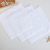 Snow Cotton White Small Square Towel Cotton 30*30 Hotel Catering Square Scarf Kindergarten Small Towels Embroidered Logo
