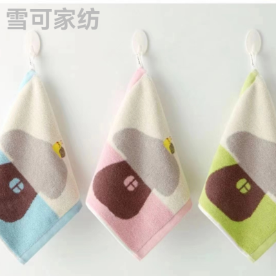 Xue Ke Square Towel 25 * 25cm Pure Cotton Face Washing Small Tower Kindergarten Children Burp Cloths