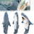 Cross-Border Shark Blanket Super Soft Flannel Hoodie Killer Whale Sleeping Bag Loose One-Piece Pajamas Camping Sleeping Bag