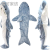 Cross-Border Shark Blanket Super Soft Flannel Hoodie Killer Whale Sleeping Bag Loose One-Piece Pajamas Camping Sleeping Bag
