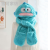 Cute Cartoon Hat Neck Pillow Scarf Integrated Winter Cycling Cold Protection Warm Scarf Gloves Three-Piece Set Gift