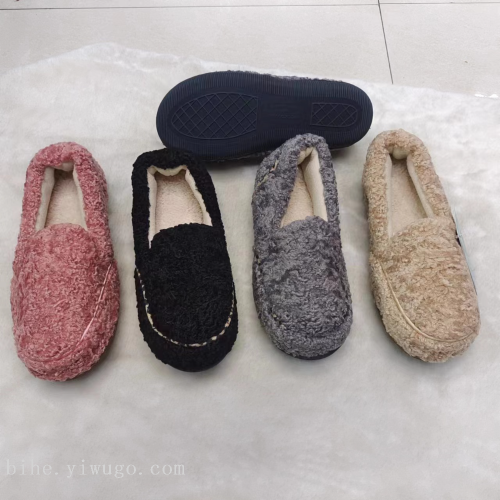 european and american foreign trade original order indoor slippers cotton shoes men‘s shoes women‘s shoes home in stock