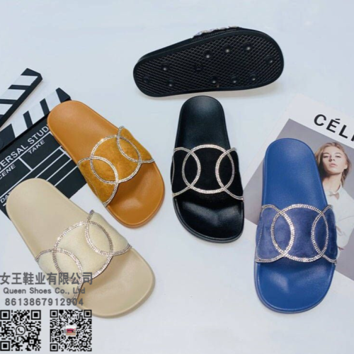 summer fashion outdoor female slippers solid color soft-soled sandals women‘s foreign trade large size customized internet celebrity women‘s slippers