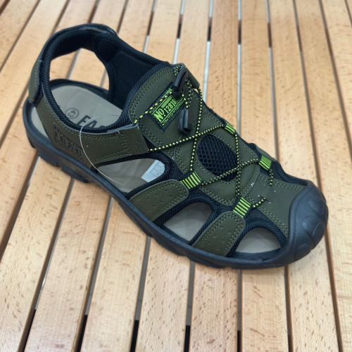 men‘s sandals beach shoes closed toe anti-collision anti-kick toe protection foreign trade new adult shoes student shoes south american hot