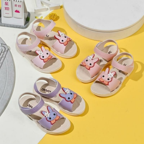 girls‘ beach shoes soft bottom light bottom new material cartoon girl sandals foreign trade domestic wholesale factory direct sales