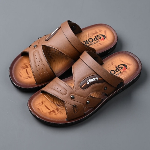 summer essential dual-use handsome sandals korean style super soft beach fashionable breathable sandals men‘s sandals