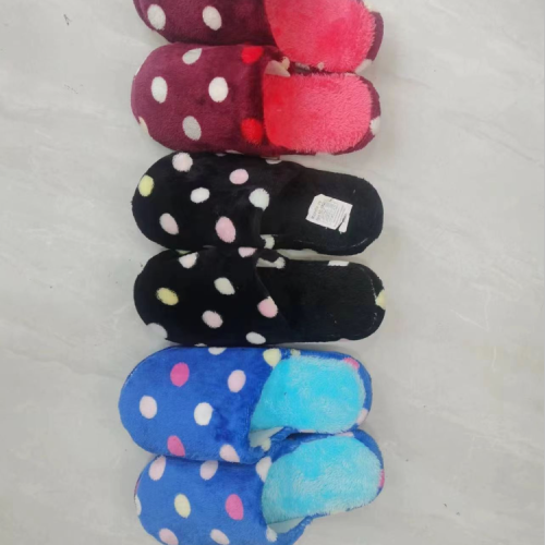 foreign trade style indoor slippers dot slippers floor slippers soft bottom slippers cheap slippers