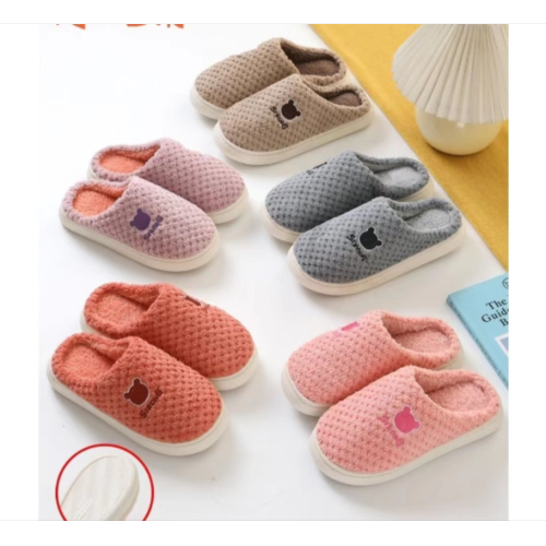 autumn and winter new cotton slippers boys and girls indoor home cotton slippers cartoon plush warm cotton slippers wholesale