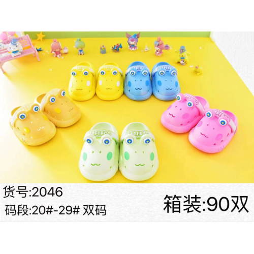 children‘s slippers summer indoor non-slip soft bottom baby boys‘ hole shoes closed toe children home girls sandals