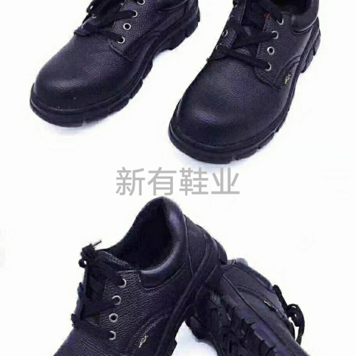 2023pu leather labor protection shoes steel toe steel bottom labor protection shoes men‘s labor protection shoes for construction site work