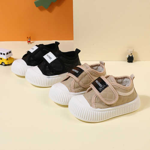 Baby Toddler Shoes Spring and Autumn 1-3 Years Old Korean Style Children‘s Casual Shoes Girls Soft Sole Single Shoes Non-Slip Canvas 