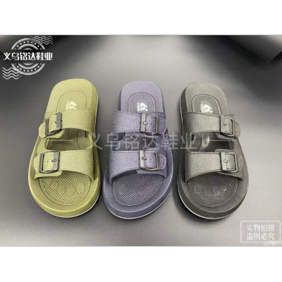 New Sandals with Fasteners High-End Men's Shoes TPR Outsole