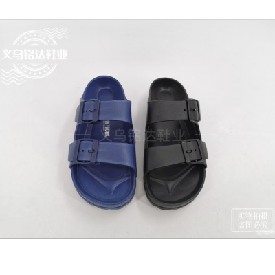 Foreign Trade New  Men's Lightweight Eva One-Time Forming Sandals