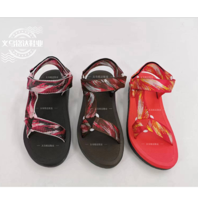 New Silk Strap Face Design Women's Sandals 36-41 Foreign Trade Wholesale