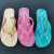 Foreign Trade New Women's Printed Beach Flip-Flops Women's Sandals Factory Custom Wholesale