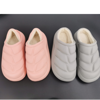 Cotton Slippers Fall and Winter Outer Wear Waterproof Soft-Soled Indoor Cute Warm Slugged Bottom Slip-on Slippers