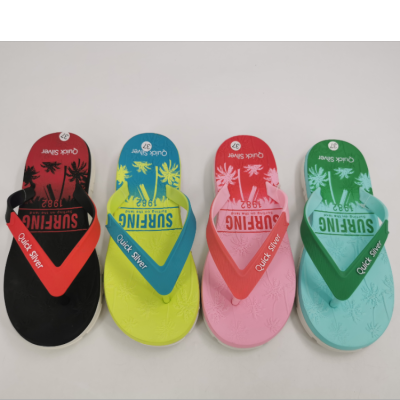 Foreign Trade Beach Shoes Sandals Men's and Women's Slippers Flip Flops Wholesale Large Quantity