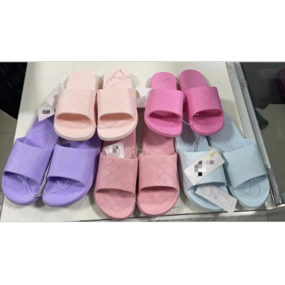 Foreign Trade in Stock Slippers Sandals Men's and Women's Beach Shoes Eva Indoor Comfortable Soft Breathable Flip-Flops