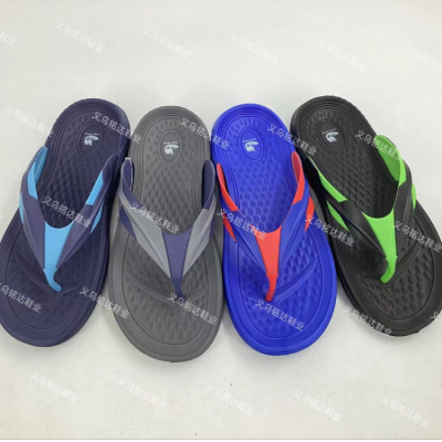 Nail Flip Flops PVC Strap Face Eva Outsole Foreign Trade Wholesale Custom Beach Shoes Factory Direct Sales