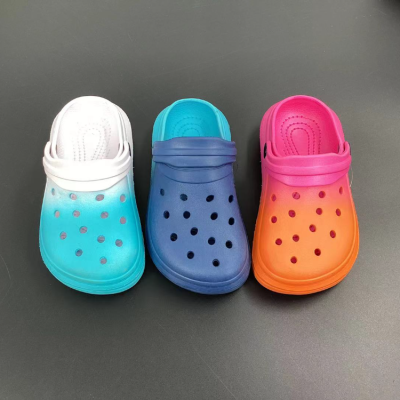 Foreign Trade Factory Direct Sales New Coros Shoes Lightweight Comfortable Eva Customizable Boys Girls Toddlers Slippers