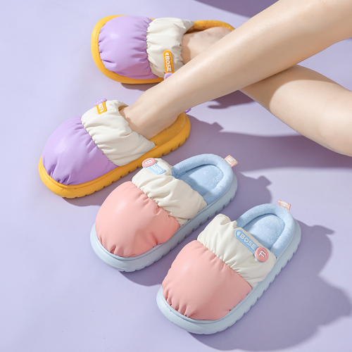 Ly213pu down Cotton Slippers