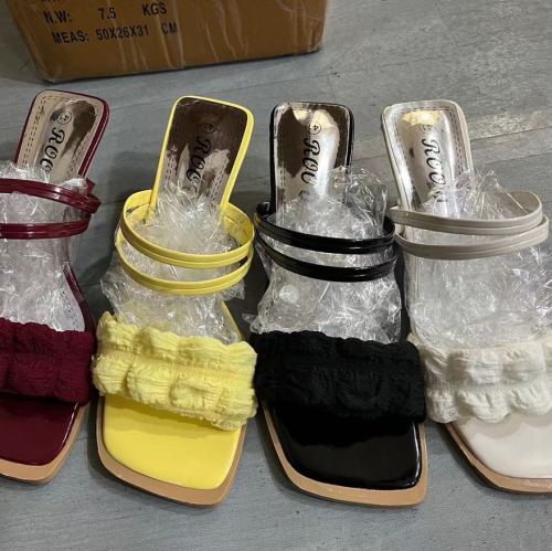 Factory Direct Sales Slippers New Slippers Women‘s Handicraft Shoes