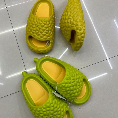 new fashion fruit durian slippers anti-slip wear-resistant breathable men and women couple slippers outdoor leisure