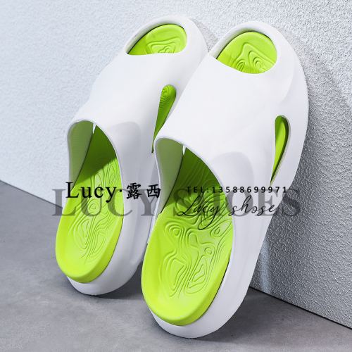 2023 cross-border e-commerce live broadcast spot eva super soft flip flops invisible men‘s outdoor slippers sandals